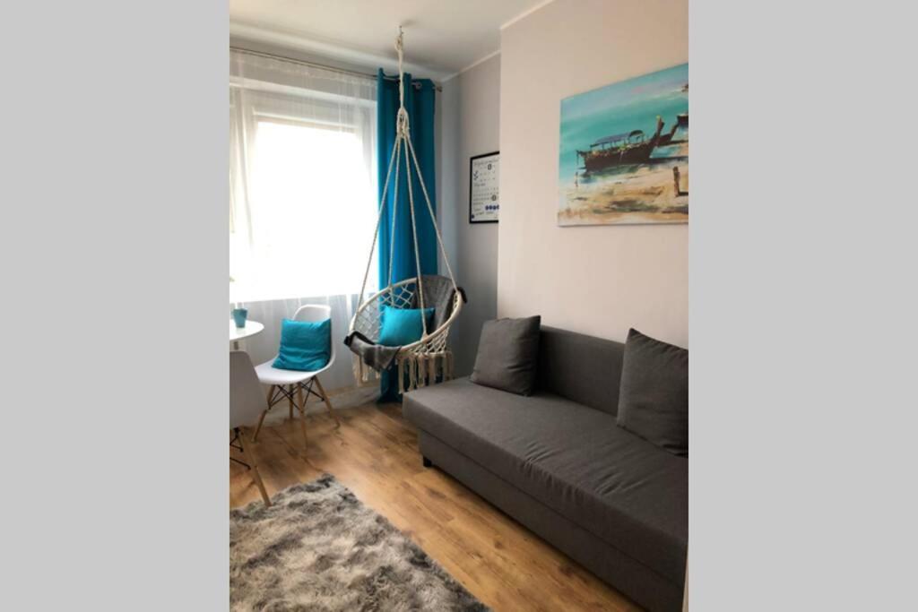 Sunny Studio Apartment Gdansk Bagian luar foto
