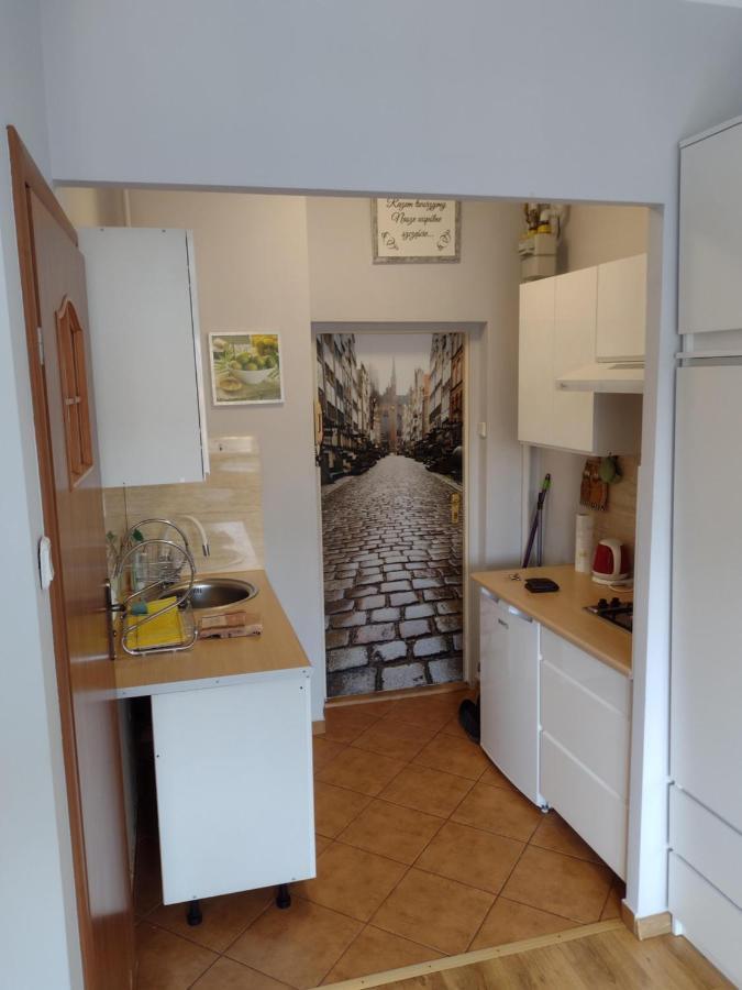 Sunny Studio Apartment Gdansk Bagian luar foto